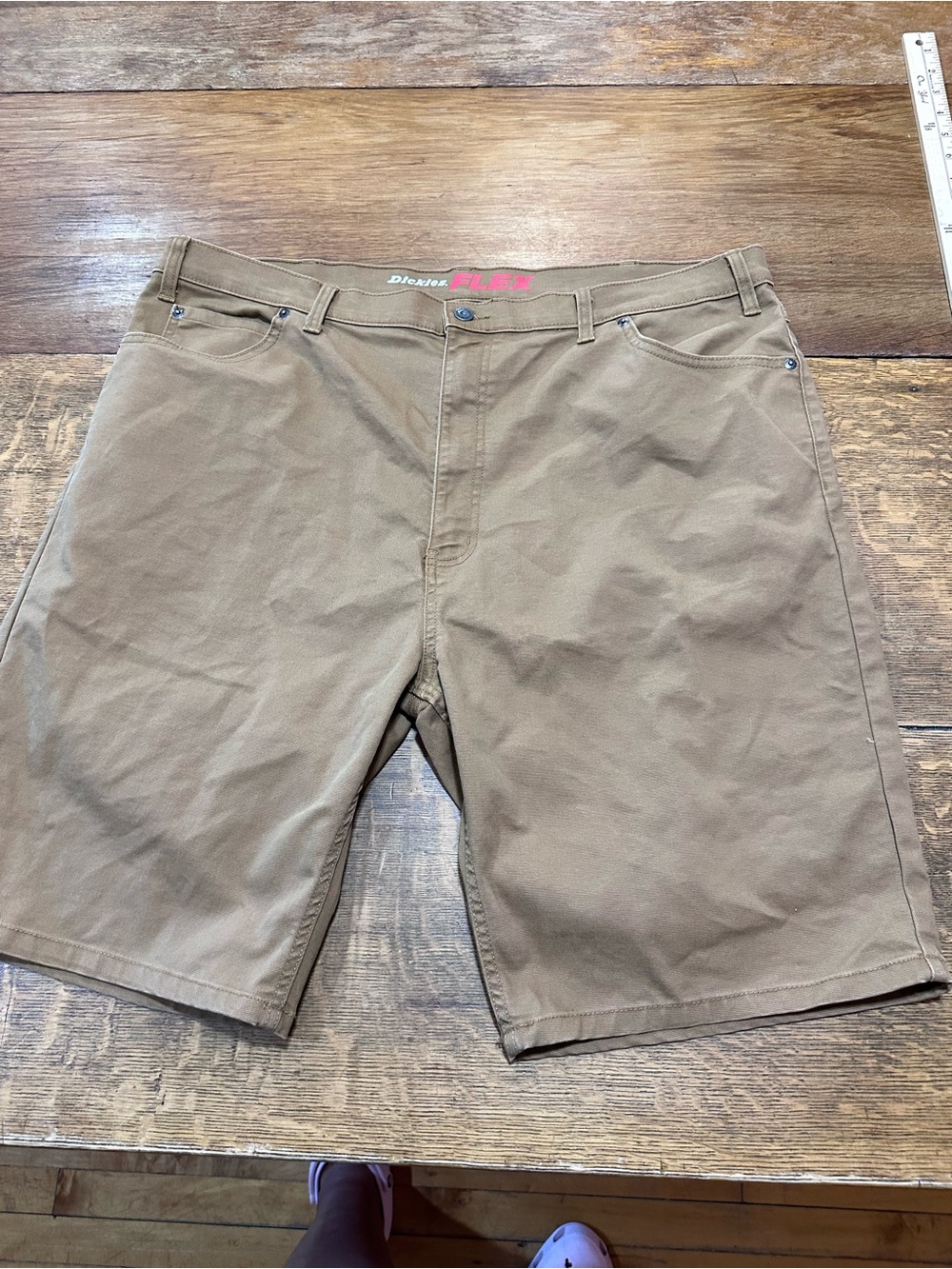 Dickies Men's Tan Flat Front Work Shorts